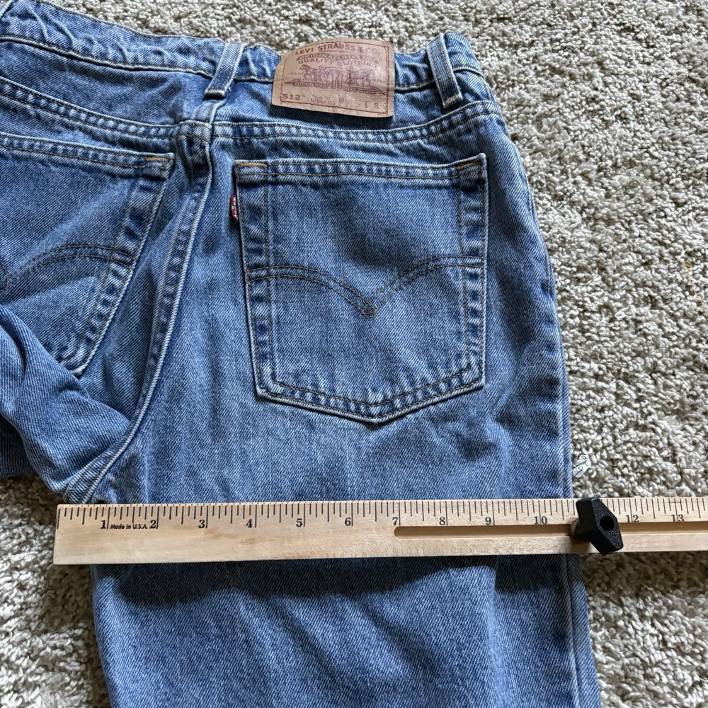 Vintage Women's 90s Levi's 512 Slim Fit Tapered Leg 27" Waist Faded - Picture 8 of 11